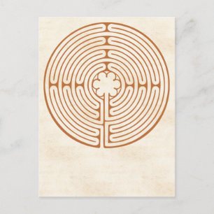 Chartres Labyrinth Briefkaart