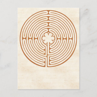 Chartres Labyrinth Briefkaart
