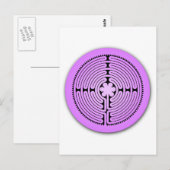 Chartres Labyrinth Briefkaart (Voorkant / Achterkant)
