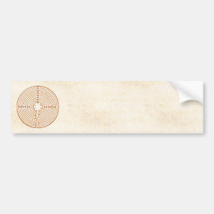 Chartres Labyrinth Bumpersticker