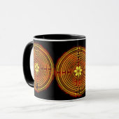 Chartres Labyrinth Fire Amaze Mok (Voorkant links)