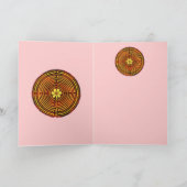 Chartres Labyrinth Fire Blank Card Kaart (Binnen)