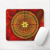 Chartres Labyrinth Fire Mousepad Muismat (Met muis)