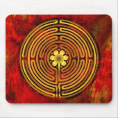 Chartres Labyrinth Fire Mousepad Muismat (Voorkant)