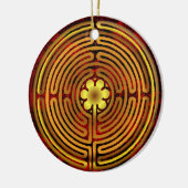 Chartres Labyrinth Fire Ornament (Links)