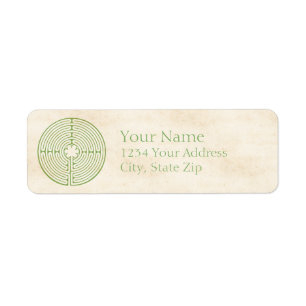 Chartres Labyrinth Green Etiket