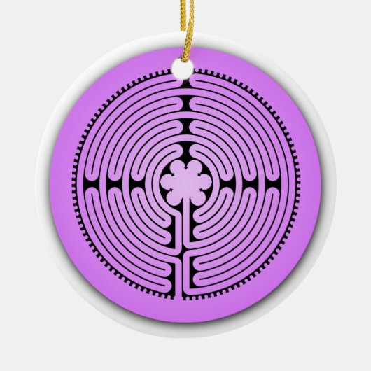 Chartres Labyrinth Ornament (Voorkant)