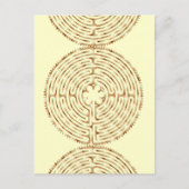 Chartres Labyrinth Pearl Briefkaart (Voorkant)