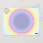 Chartres Labyrinth Pearl Light Paths Briefkaart (Achterkant)