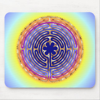 Chartres Labyrinth Pearl Light Paths Mousepad Muismat