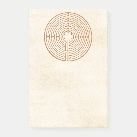 Chartres Labyrinth Post-it® notes 4 x 6 (Voorkant)