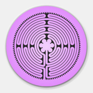 Chartres Labyrinth Ronde Sticker