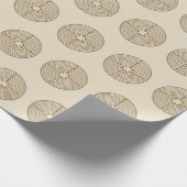 Chartres Labyrinth - Spiritueel symbool Antiek 1 Cadeaupapier (Hoek)