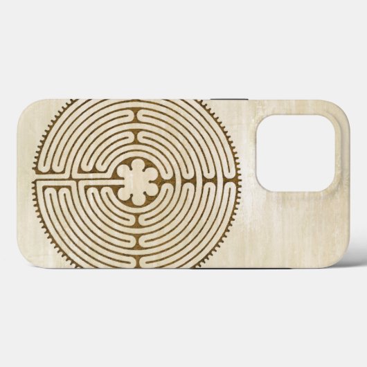 Chartres Labyrinth - Spiritueel symbool Antiek 1 Case-Mate iPhone Case (Achterkant (horizontaal))