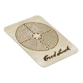 Chartres Labyrinth - Spiritueel symbool Antiek 1 Magneet (Rechterzijde)