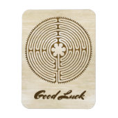 Chartres Labyrinth - Spiritueel symbool Antiek 1 Magneet (Verticaal)