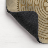 Chartres Labyrinth - Spiritueel symbool Antiek 1 Muismat (Hoek)