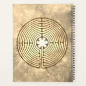 Chartres Labyrinth - Spiritueel symbool Antiek 1 Planner (Achterkant)