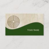 Chartres Labyrinth - Spiritueel symbool Antiek 1 Visitekaartje (Voorkant)