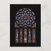 CHARTRES VI-GLAS IN LOOD BRIEFKAART (Voorkant)