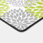 Chartreuse and Gray Dahlia Floral Bureaumat (Hoek)