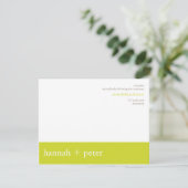 Chartreuse Banner: Aanvraag tot ontvangst Kaart (Staand voorkant)