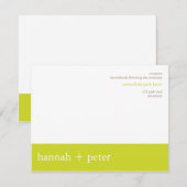 Chartreuse Banner: Aanvraag tot ontvangst Kaart (Voorkant / Achterkant)