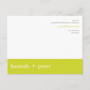 Chartreuse Banner :: Uitnodiging Receptie