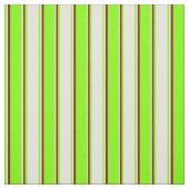 Chartreuse, beige en maroon Stripes Stof (Swatch)