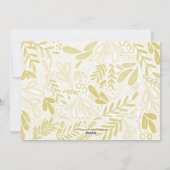 Chartreuse Bramble | Festive Botanical Photo Feestdagenkaart (Achterkant)