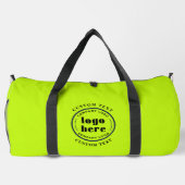 Chartreuse Custom Company Logo Zakelijke Promotie Plunjezak (Achterkant)