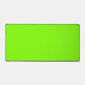 Chartreuse Desk Mat voor een schone moderne werkpl (Voorkant)