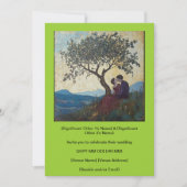 Chartreuse Een luifel van commitment uitnodiging (Voorkant)