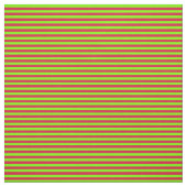 Chartreuse en Crimson Colored Lines Stof (Swatch)