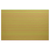 Chartreuse en Crimson Colored Lines Stof (Fat Quarter)