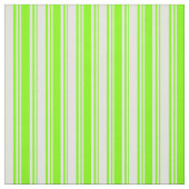 Chartreuse- en lichte cyaanstrepen stof (Swatch)