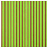 Chartreuse en Maroon Lines Stof (Swatch)