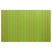 Chartreuse en Maroon Lines Stof (Fat Quarter)