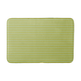 Chartreuse en Pistachegroene Strepen  Badmat