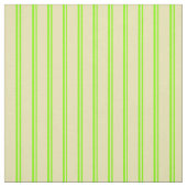 Chartreuse en Tan Colored Lined Pattern Stof (Swatch)