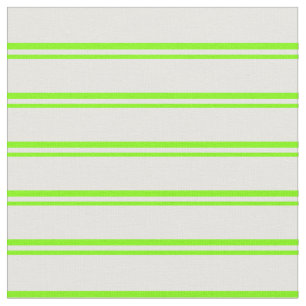 Chartreuse en wit gekleurd patroon van strepen stof