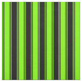Chartreuse en zwart Patroon Stof (Swatch)