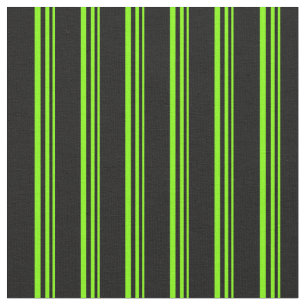 Chartreuse- en zwarte lijnen stof