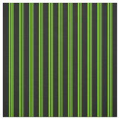 Chartreuse- en zwarte lijnen stof (Swatch)