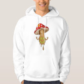 Chartreuse Eyes Cute Mushroom Hoods Sweatshirt (Voorkant)