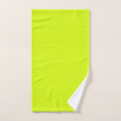 Chartreuse Geel effen kleur Bad Handdoek (Handdoek)