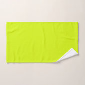 Chartreuse Geel effen kleur Bad Handdoek (Handdoek)