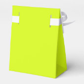 Chartreuse Geel effen kleur Bedankdoosjes (Achterkant)