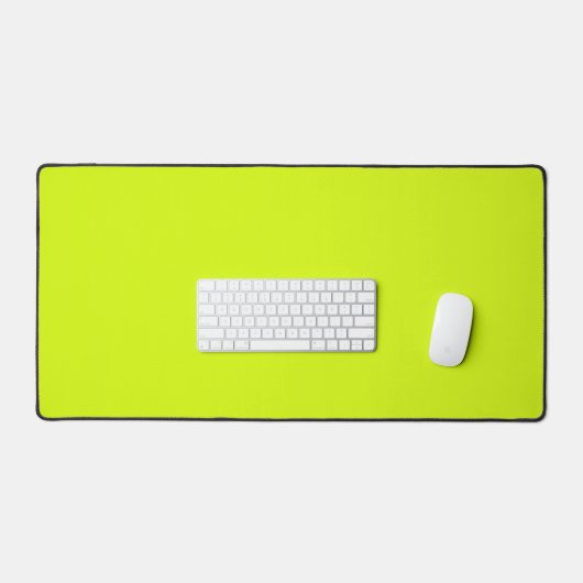 Chartreuse Geel effen kleur Bureaumat (Keyboard & Muis)