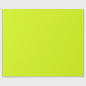 Chartreuse Geel effen kleur Cadeaupapier (Vlak)